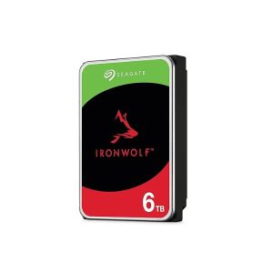 Seagate IronWolf 6TB Internal NAS HDD CMR 3.5 Inch SATA 6Gb/s 5400 RPM 256MB Cache for RAID NAS